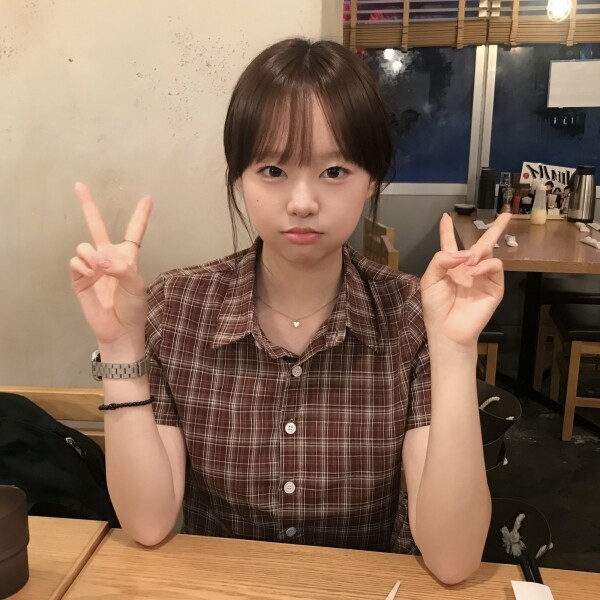 틴스튜디오,keemy 체크 세미크롭 반팔 셔츠
