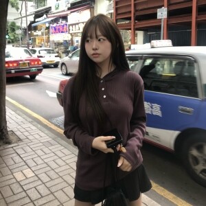 (UNISEX) keemy 골지 후드티