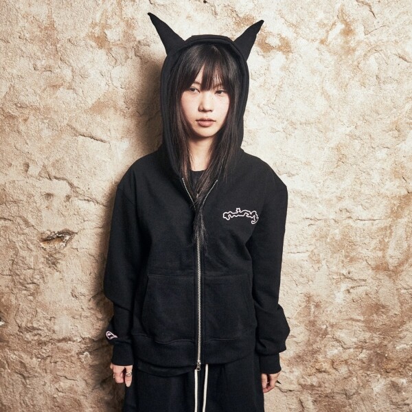 틴스튜디오,THIRSTY MXNG-NX-NYXNG HOOD ZIP-UP BLACK