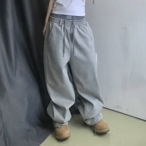 shun 트렁크 새깅 벌룬 팬츠